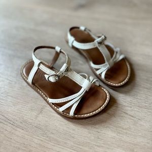 Armani Sandals Child Size 8 WHITE
